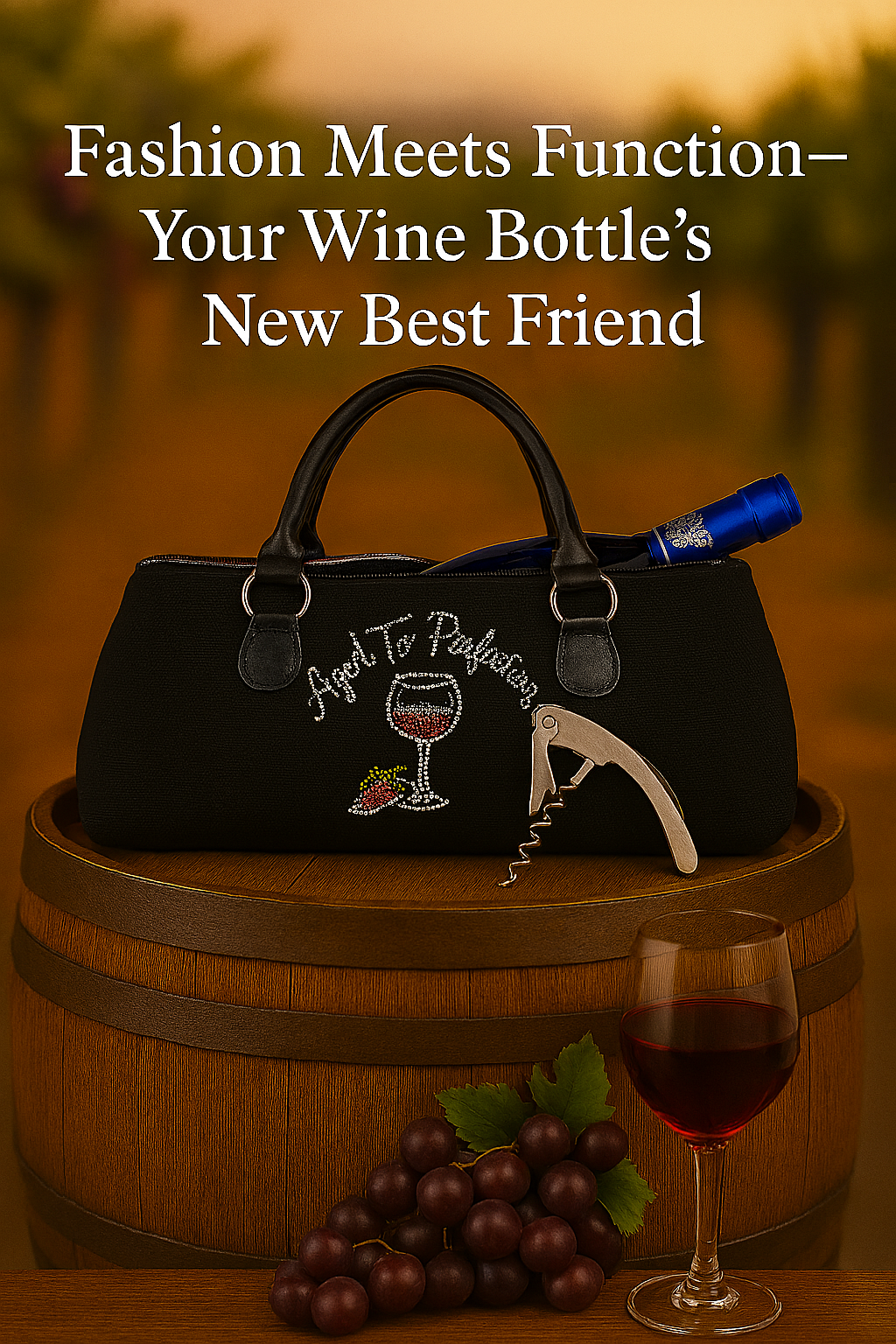 Insulated Wine Clutch Aged 2 Perfection